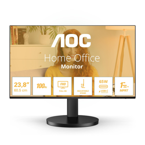 AOC Q27B3CF2 B3 SERIES 27" LED QUAD HD IPS 2560 x 1440 16:9 350 CD/mq 1ms 100Hz FLICKER-FREE ALTOPARLANTI HUB USB HDMI NERO